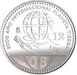 12 евро Испания 2008 год Международный год планеты Земля