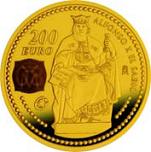 200 евро Испания 2008 год Король Испании Альфонс X