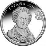 10 евро Испания 2010 год Великие художники: Хосе де Гойя