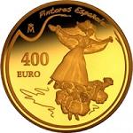 400 евро Испания 2010 год Великие художники: Хосе де Гойя