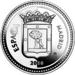 5 евро Испания 2010 год Испанские столицы: Мадрид