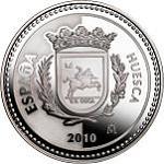 5 евро Испания 2012 год Испанские столицы: Уэска