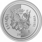 5 евро Испания 2011 год Испанские столицы: Теруэль