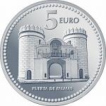 5 евро Испания 2011 год Испанские столицы: Бадахос