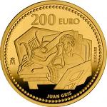 200 евро Испания 2012 год Хуан Грис