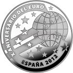 50 евро Испания 2012 год 10 лет наличному обращению евро