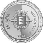 5 Евро Испания 2012 год Испанские столицы: Вальядолид