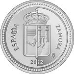 5 Евро Испания 2012 год Испанские столицы: Самора