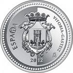 5 Евро Испания 2012 год Испанские столицы: Витория