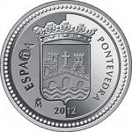 5 Евро Испания 2012 год Испанские столицы: Понтеведра