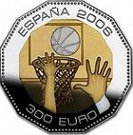 300 евро Испания 2006 год Чемпионат мира по баскетболу - 2006 в Японии