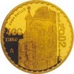 400 евро Испания 2002 год 150 лет Антонио Гауди - Каса Батльо