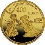 400 евро Испания 2009 год Великие художники: Сальвадор Дали