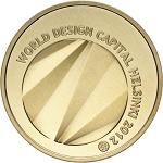 5 евро Финляндия 2012 год Хельсинки - столица мирового дизайна 2012