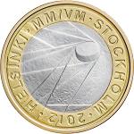 5 евро Финляндия 2012 год Чемпионат мира по хоккею 2012 года Хельсинки-Стокгольм